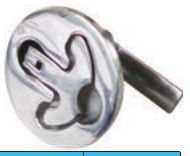 Turning Lock Lift Handle