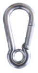 Spring Hook with Eyelet 316SS