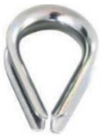 Wire Rope Thimble Commercial European
