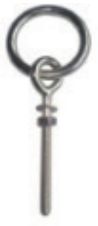Weld Eye Bolt with Ring and Nut