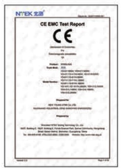 CE EMC test report